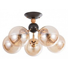 Люстра на штанге arte lamp boston a4485pl-5bk